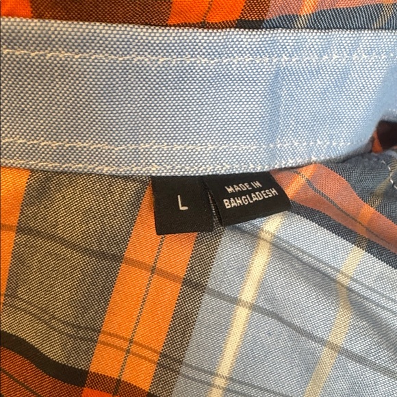 Hugo Boss Regular Fit Stretch Plaid Button-Down Shirt Men’s Size L - Picture 6 of 7